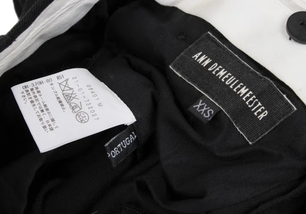 ANN DEMEULEMEESTER Linen Blended Straight Pants K-168253_013