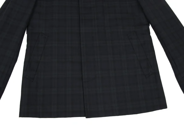 COMME des GARCONS HOMME PLUS Skull Print Check Wool Jacket K-168257_007