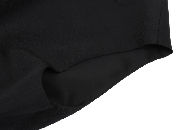 Yohji Yamamoto NOIR　Wool Gabardine Neck Notch Gilet Vest K-168260_006