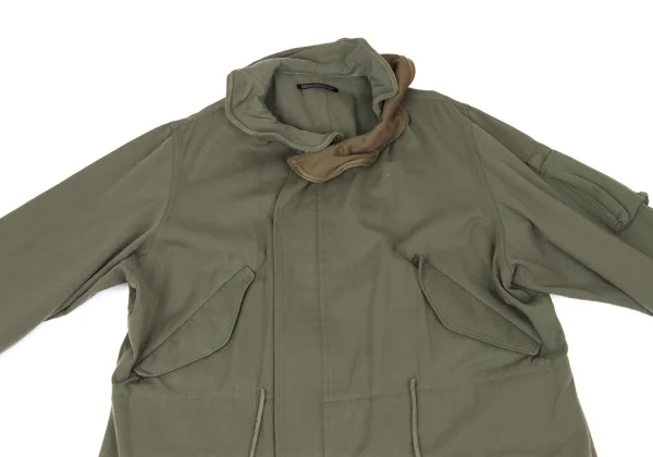Yohji Yamamoto FEMME Mouton Pocket Design Cotton Mod Coat K-168261_003