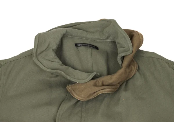 Yohji Yamamoto FEMME Mouton Pocket Design Cotton Mod Coat K-168261_004