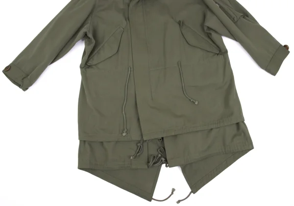 Yohji Yamamoto FEMME Mouton Pocket Design Cotton Mod Coat K-168261_009