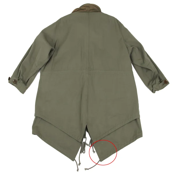 Yohji Yamamoto FEMME Mouton Pocket Design Cotton Mod Coat K-168261_014