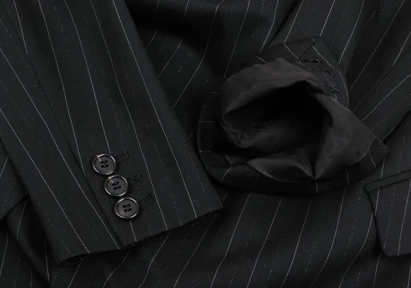 Jean Paul GAULTIER Lame Stripe Wool Jacket K-168262_008