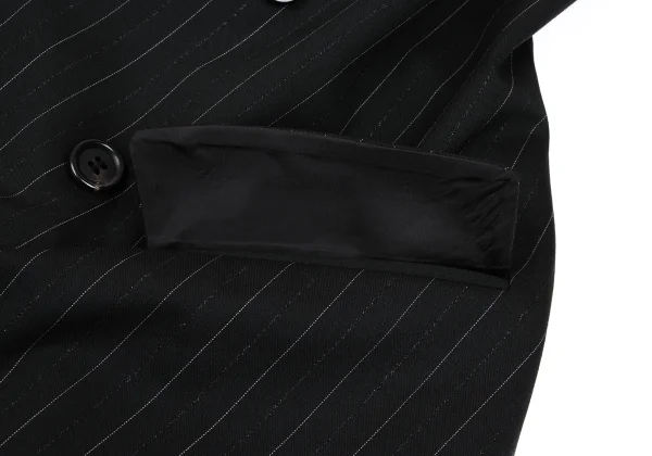 Jean Paul GAULTIER Lame Stripe Wool Jacket K-168262_012