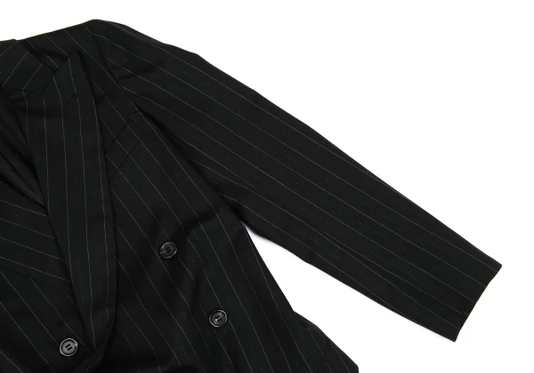 Jean Paul GAULTIER Lame Stripe Wool Jacket & Half Pants K-168264_005