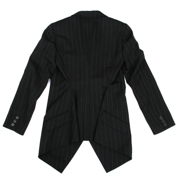 Jean Paul GAULTIER Lame Stripe Wool Jacket & Half Pants K-168264_010