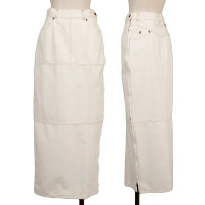 GAULTIER JEAN'S Side-zip Denim Skirt