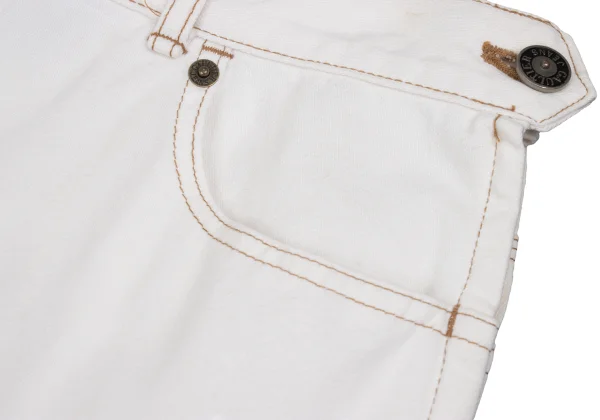 GAULTIER JEAN'S Side-zip Denim Skirt K-168265_006