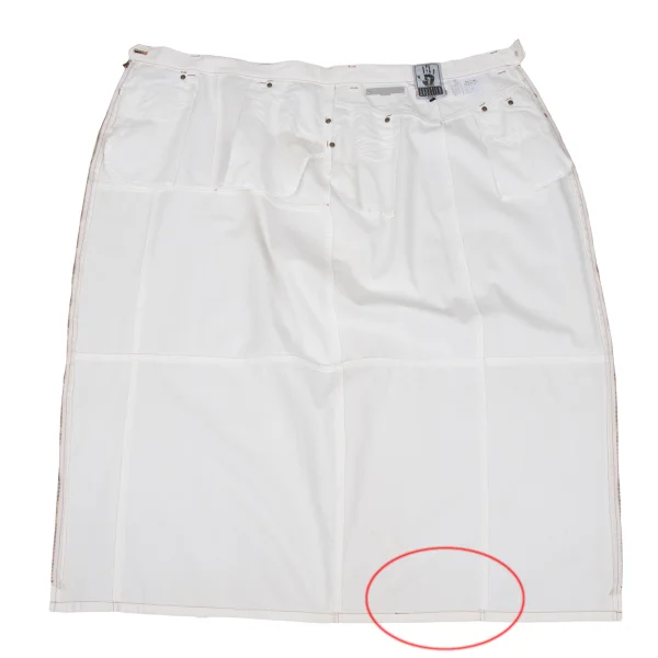 GAULTIER JEAN'S Side-zip Denim Skirt K-168265_010