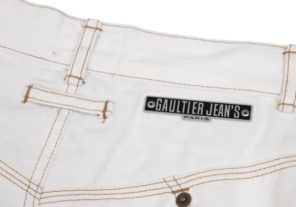 GAULTIER JEAN'S Side-zip Denim Skirt K-168265_015