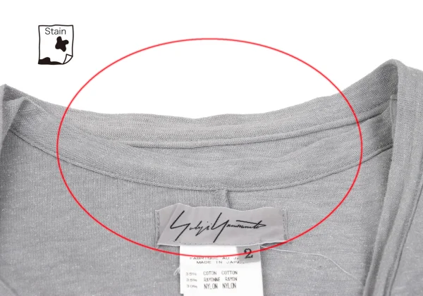 Yohji Yamamoto FEMME Folded Layered Ensemble Top K-168266_007