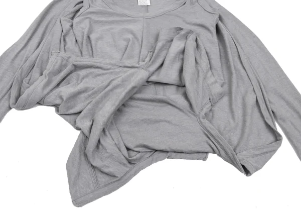 Yohji Yamamoto FEMME Folded Layered Ensemble Top K-168266_014