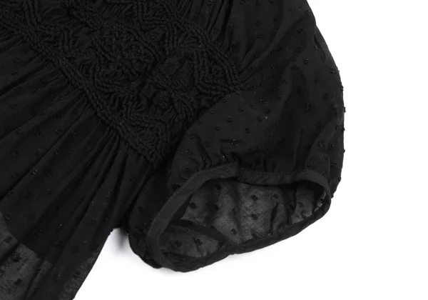 tricot COMME des GARCONS tricot Special Crochet Knit Gather Sheer Dress K-168269_006