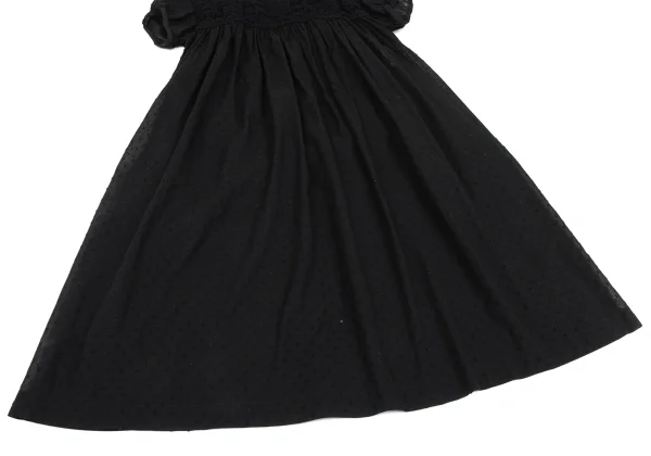 tricot COMME des GARCONS tricot Special Crochet Knit Gather Sheer Dress K-168269_007