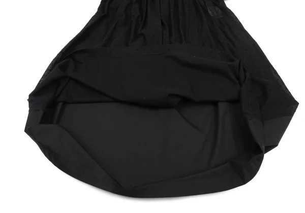 tricot COMME des GARCONS tricot Special Crochet Knit Gather Sheer Dress K-168269_009