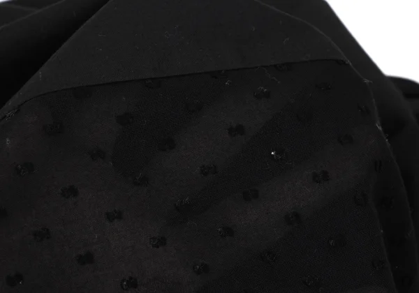 tricot COMME des GARCONS tricot Special Crochet Knit Gather Sheer Dress K-168269_013