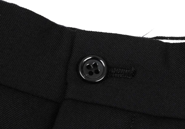 BLACK COMME des GARCONS Wool Gabardine Pleated Shorts K-168270_003