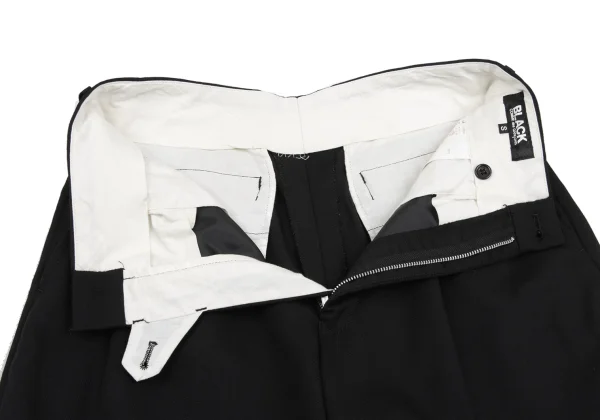 BLACK COMME des GARCONS Wool Gabardine Pleated Shorts K-168270_005