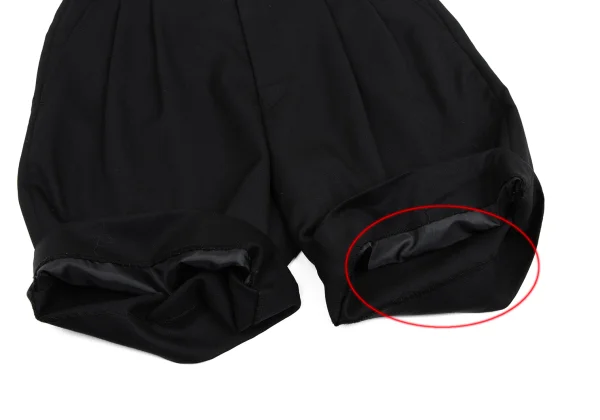 BLACK COMME des GARCONS Wool Gabardine Pleated Shorts K-168270_007