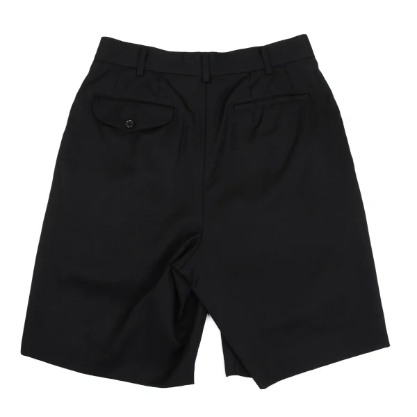 BLACK COMME des GARCONS Wool Gabardine Pleated Shorts K-168270_009