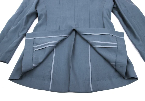 JUNIOR GAULTIER Wool Nylon Zip Pocket Jacket K-168271_015