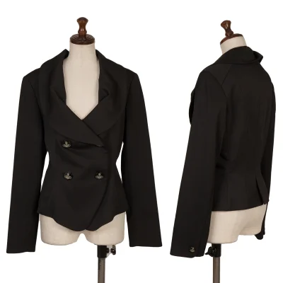 Vivienne Westwood Red Label Wool Gabardine Round Collar Jacket