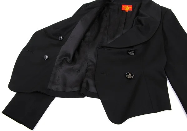 Vivienne Westwood Red Label Wool Gabardine Round Collar Jacket K-168272_010