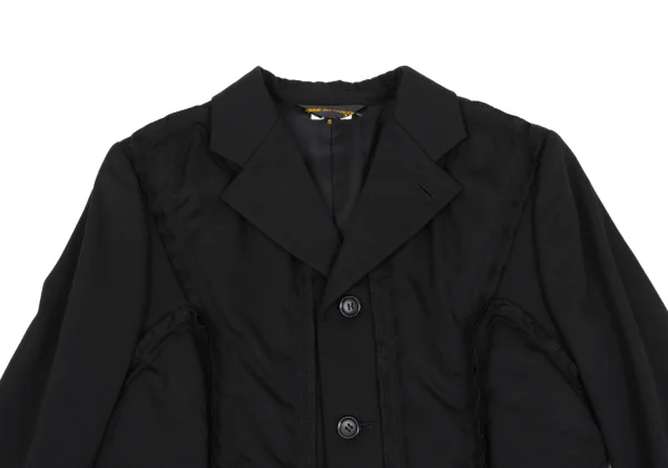 COMME des GARCONS Wool Gabardine Padded Patch Jacket K-168273_003