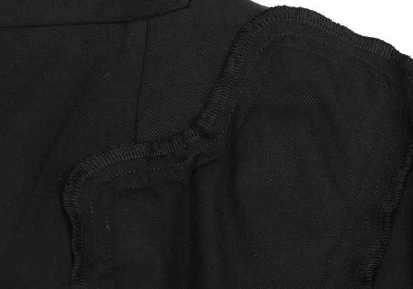 COMME des GARCONS Wool Gabardine Padded Patch Jacket K-168273_007