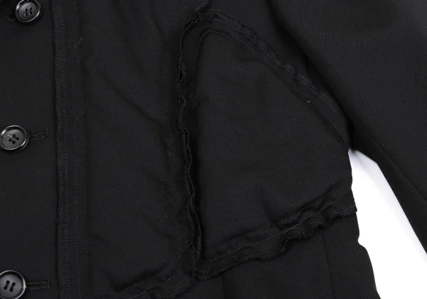 COMME des GARCONS Wool Gabardine Padded Patch Jacket K-168273_012