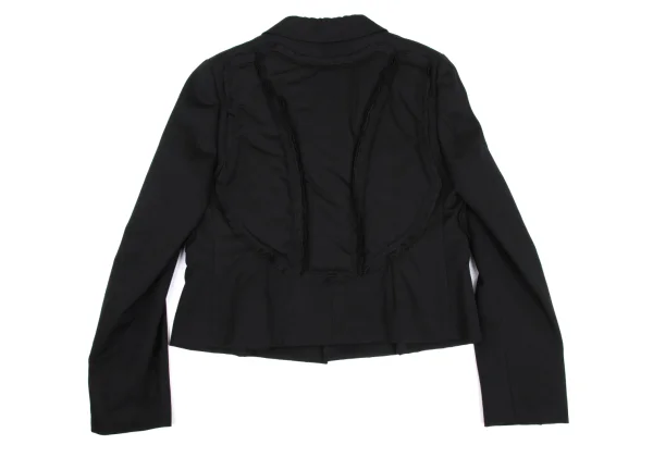 COMME des GARCONS Wool Gabardine Padded Patch Jacket K-168273_014