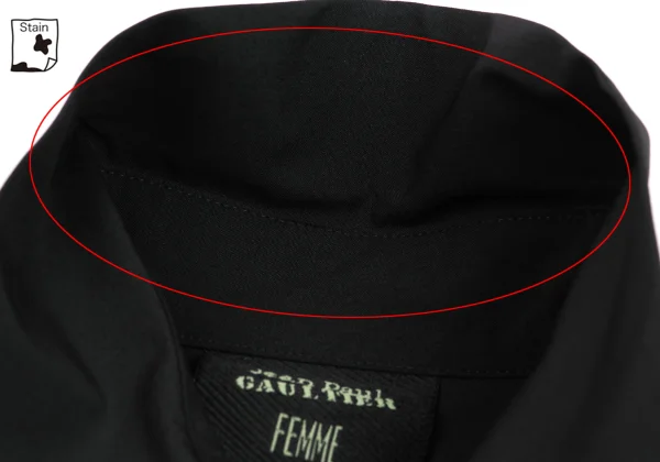 Jean Paul GAULTIER FEMME Wool Poly Slit Long Shirt K-168274_005