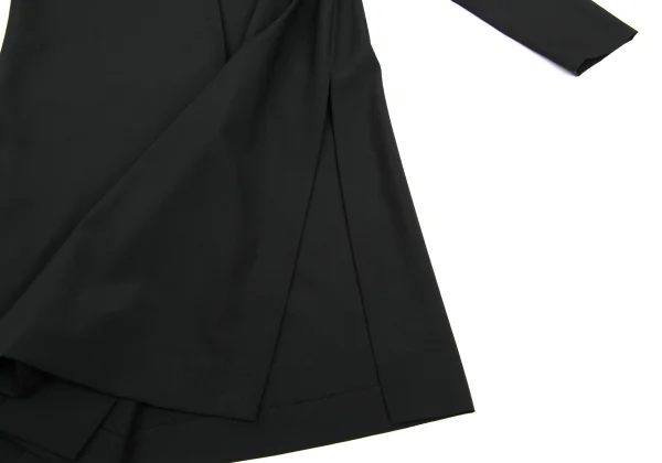 Jean Paul GAULTIER FEMME Wool Poly Slit Long Shirt K-168274_011