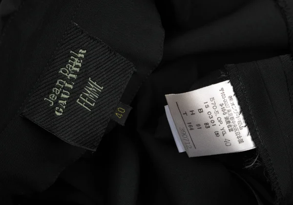 Jean Paul GAULTIER FEMME Wool Poly Slit Long Shirt K-168274_016