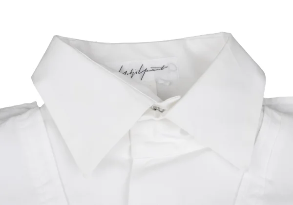 Yohji Yamamoto FEMME Cotton Switch Design High Collar Shirt K-168275_004