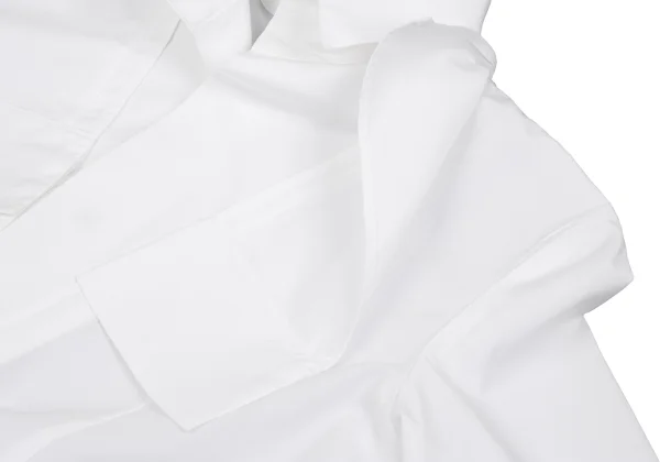 Yohji Yamamoto FEMME Cotton Switch Design High Collar Shirt K-168275_008