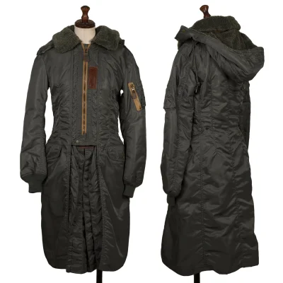 JUNYA WATANABE COMME des GARCONS Boa Hooded Padding Military Pullover Jacket