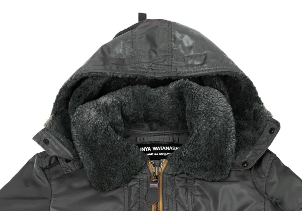 JUNYA WATANABE COMME des GARCONS Boa Hooded Padding Military Pullover Jacket K-168276_004