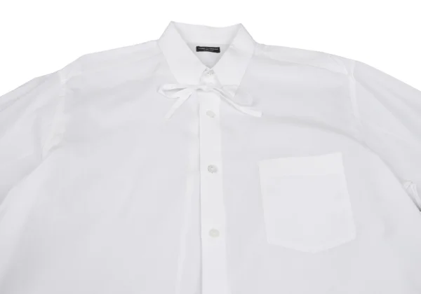 COMME des GARCONS HOMME PLUS Cotton Ribbon Collar Shirt K-168278_002