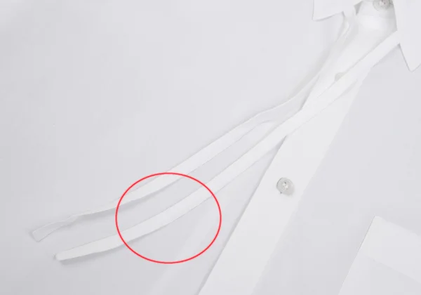 COMME des GARCONS HOMME PLUS Cotton Ribbon Collar Shirt K-168278_004