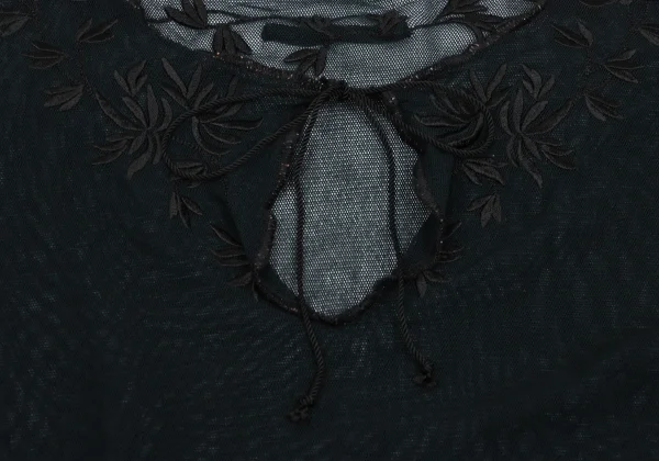 Jean Paul GAULTIER HOMME Nylon Botanical Embroidery Mesh Skipper T-shirt K-168279_004