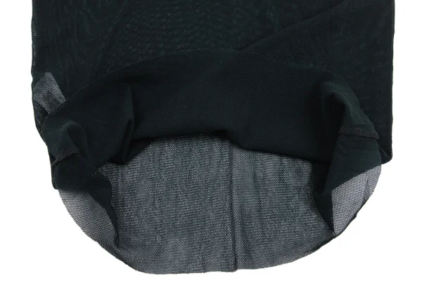 Jean Paul GAULTIER HOMME Nylon Botanical Embroidery Mesh Skipper T-shirt K-168279_011