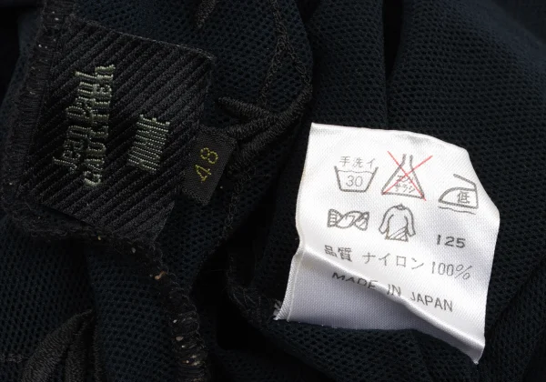 Jean Paul GAULTIER HOMME Nylon Botanical Embroidery Mesh Skipper T-shirt K-168279_017