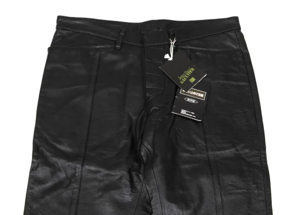 Jean Paul GAULTIER HOMME Ball Chain Lace-Up Design Sheep Leather Pants K-168280_002