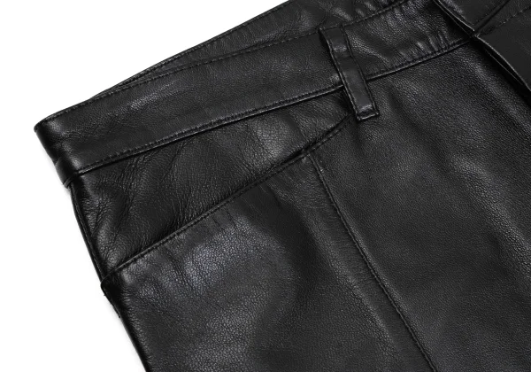 Jean Paul GAULTIER HOMME Ball Chain Lace-Up Design Sheep Leather Pants K-168280_006