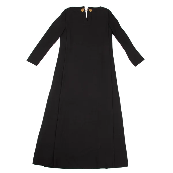 Jean Paul GAULTIER FEMME Wool Chain Button Neck Design Dress K-168281_002