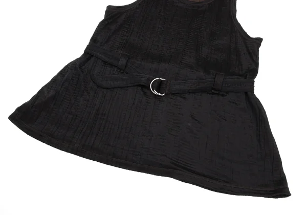 JPG by GAULTIER Nylon Wrinkled Belted Tank Top  K-168283_005