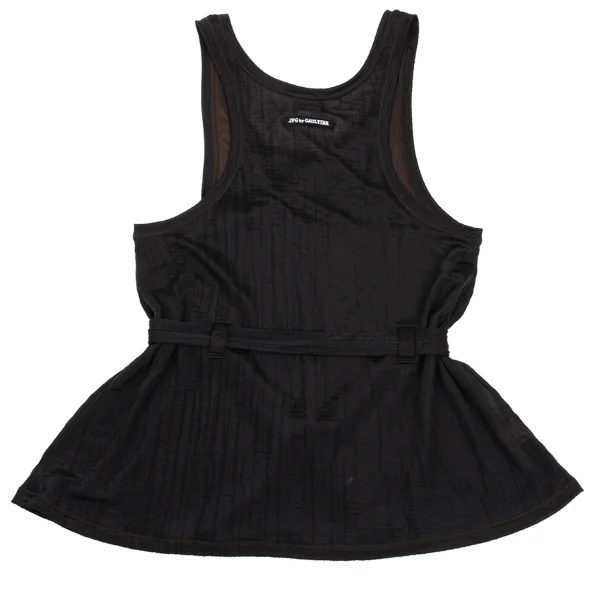 JPG by GAULTIER Nylon Wrinkled Belted Tank Top  K-168283_008