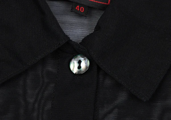 Jean Paul GAULTIER CLASSIQUE Logo Printed Mesh Shirt K-168284_005